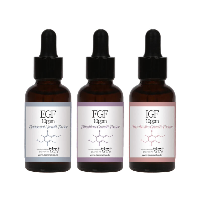 dammall EGF FGF IGF 10ppm 3-piece set 30ml ampoule concentrate EGF+FGF+IGF 10ppm 30ml