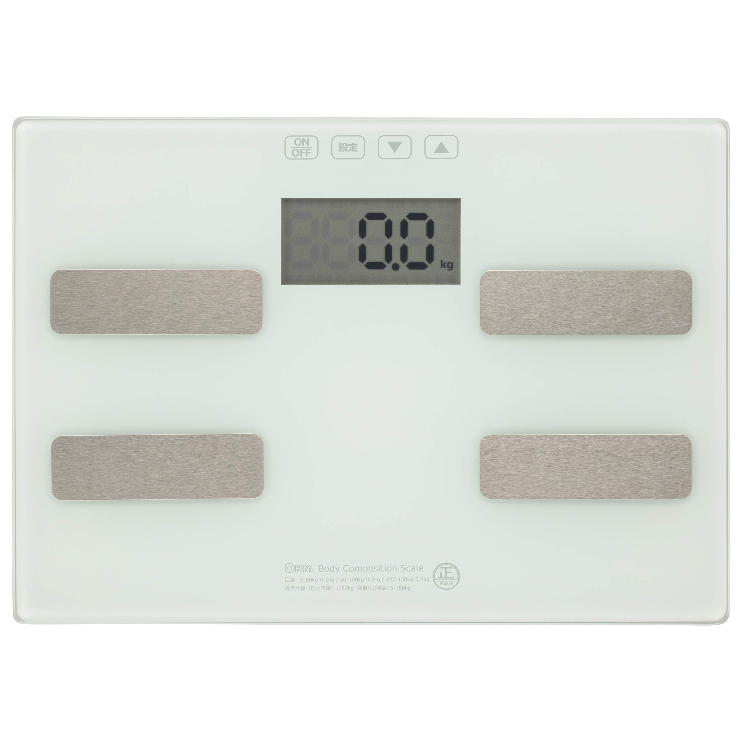 

Ohm Electric Weight Body Composition Meter White HB-KG11H1-W 08-3904