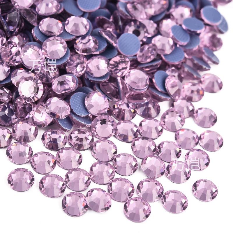 

Имитация австрийского горячего бриллианта, стеклянные стразы, термоклей, дно, чехол для мобильного телефона своими руками, косметические аксессуары для одежды SS12 3.0-3 1440pcs/bag