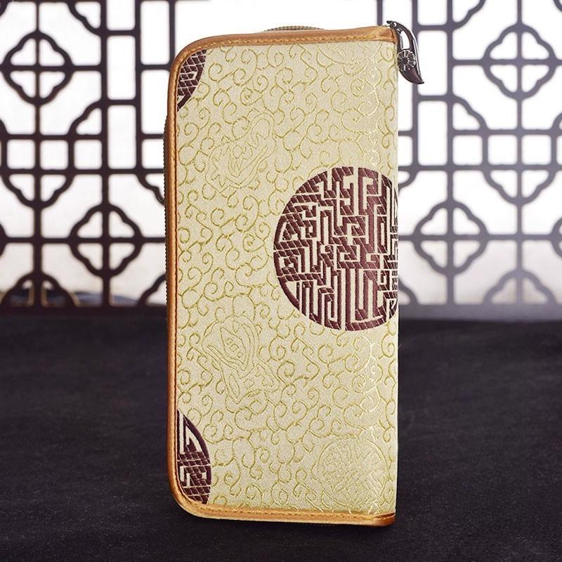 Chinesisches charakteristisches Geschenk: Yunjin-Geldbörse, ethnische Stickerei, Kunsthandwerk, Geburtstagsgeschenk für Mutter, Urlaubsgeschenk, Damen-Geldbörse