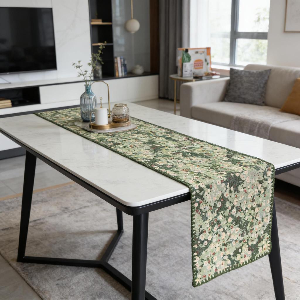 All-match Tablecloth Mat Dining Table, TV Cabinet & Center Table Nordic Cotton Linen Table Runner