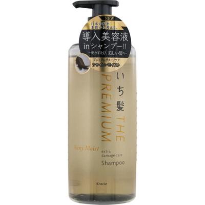 Ichikami ThePremium Ichikami The Premium Extra Damage Care Shampoo  Shiny Moist  Pump 480 Ml