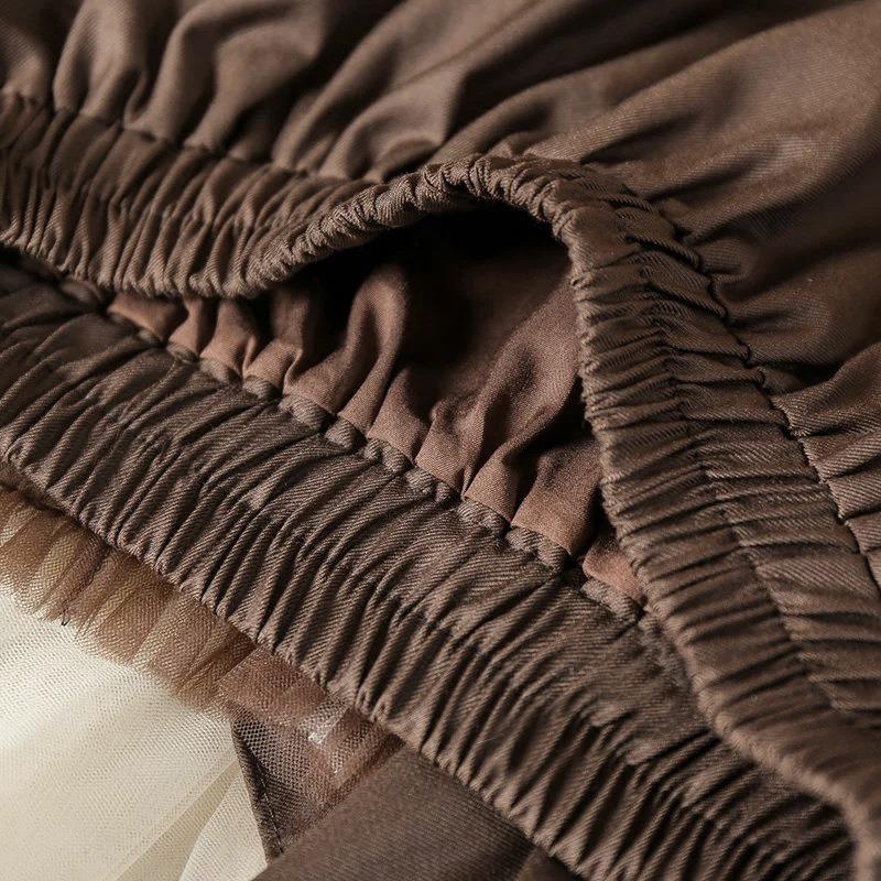 Nieregularna spódnica do połowy ciała Damska spódnica z ciasta Bufiasta spódnica w kształcie parasola Spersonalizowane sari