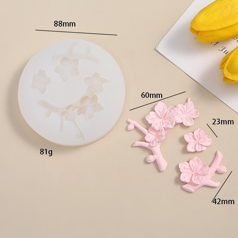 Peach Blossom Silicone Mold for DIY Crafts and Baking