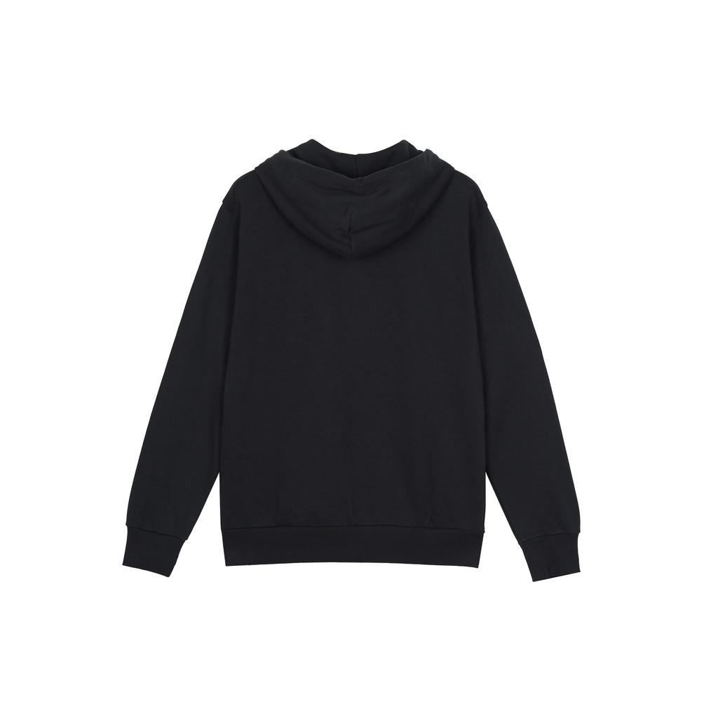 Converse Embroidered Star Chevron French Terry Pullover Hoodie Asia Sizing 'Black' Men's 10020343-A01