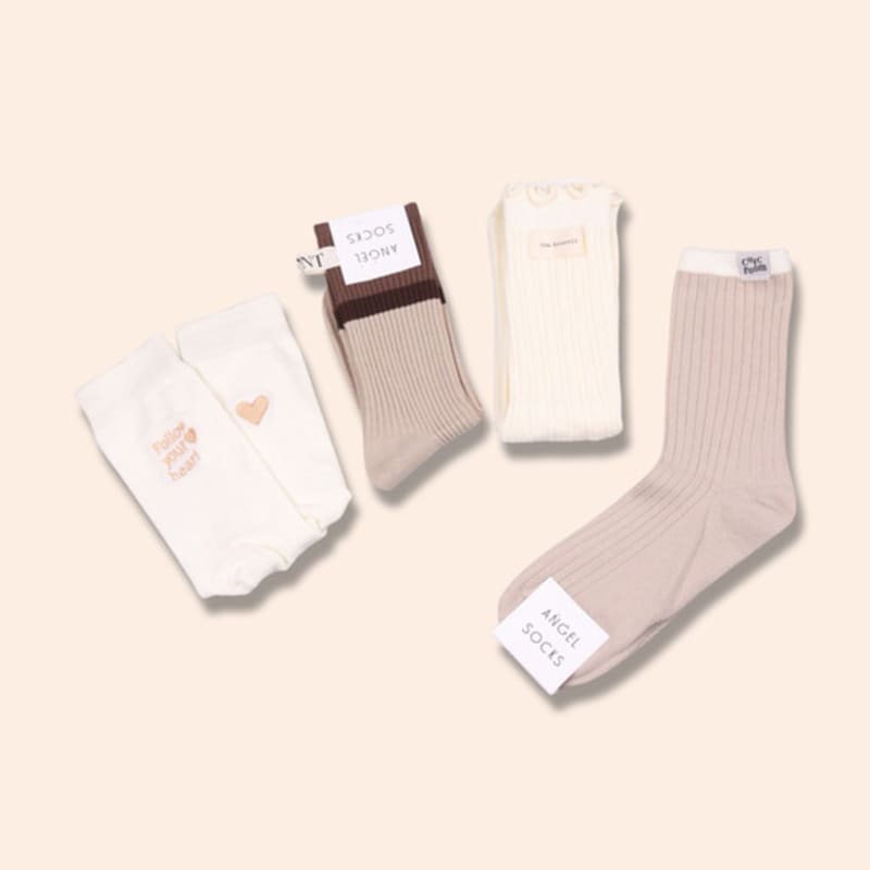 

АНГЕЛ НОСКИ SET004 - Капучино Драгоценность Ювелирные изделия Кубический бриллиант Роскошная мода Блестящие носки ONLY ONE