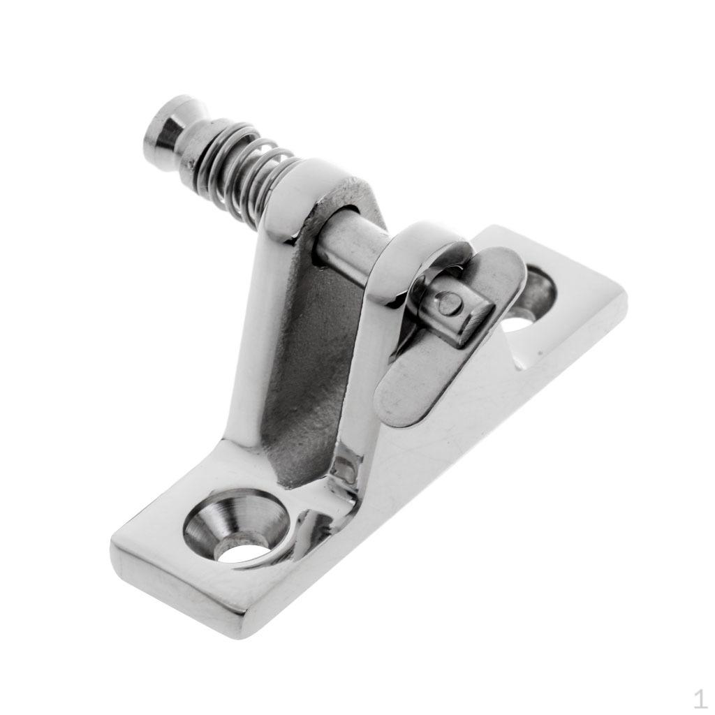DECK ANGLE HINGE Top Stainless Steel Marine Hardware W/