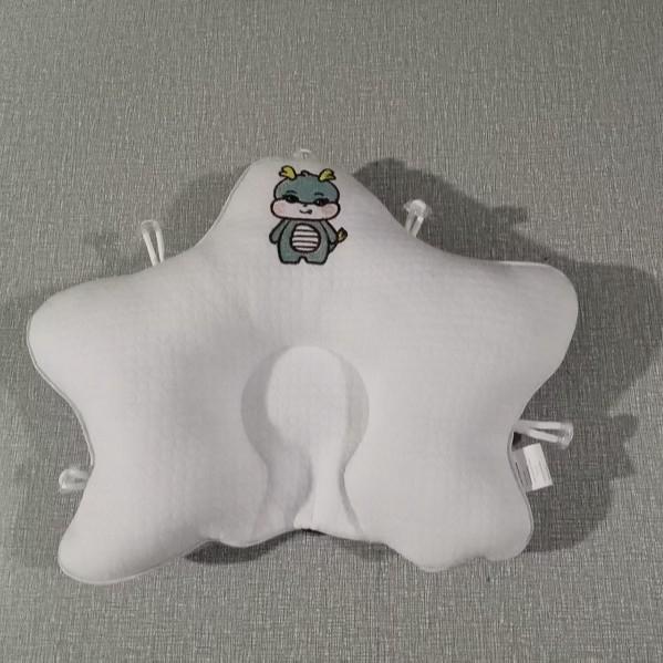 Adjustable Breathable Starfish Newborn Anti-Flat Head Pillow 32x42x6 синий