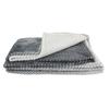 FLUFFY BLANKET Honey gray 150x200 cm SOFT | PLED