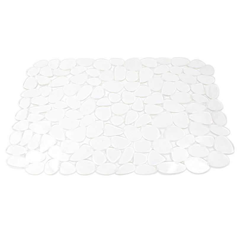 Non-Slip PVC Sink Mat for Kitchen (30x40cm) - Drainage Mat for Bowls & Chopsticks