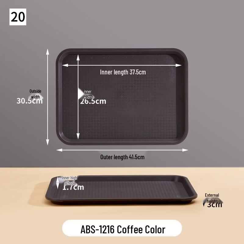 LIEI Commercial Rectangular Fast Food Tray