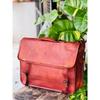 Goat Leather Vintage Laptop Big Storage Bag Handmade Men's
