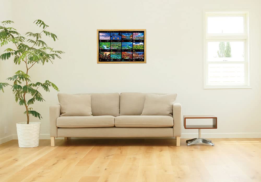 [Made in Japan] Beverly 1000-Piece Jigsaw Puzzle: Japan Travel Calendar 2023 (49 x 72 cm) 31-541