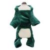 Cozy Dinosaur Flannel Outfit for Small to Medium Pets - Ideal for Autumn and Winter