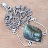 Pendant Labradorite Drusy Gemstone Handmade Gift For Her Silver Jewelry 3"