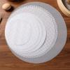 1Pcs Reusable White Silicone Non-Stick Steamer Liners Round Steaming Mat For Bamboo Steamer Cooking Heat Resistant Kitchen