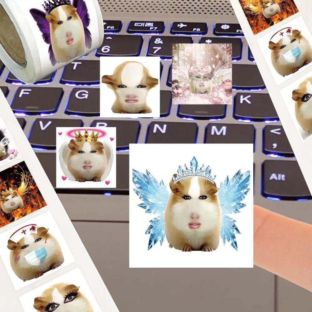 2000 Trendy Pig Girl Curly Avatar Stickers - Fairy, Abstract, and Fun Emojis for Students