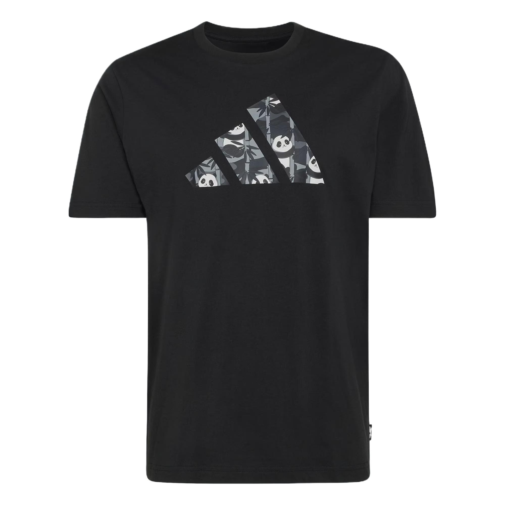 Adidas Panda Chill Camo Pattern Comfortable Soft T-Shirt Men tops KB4849 M