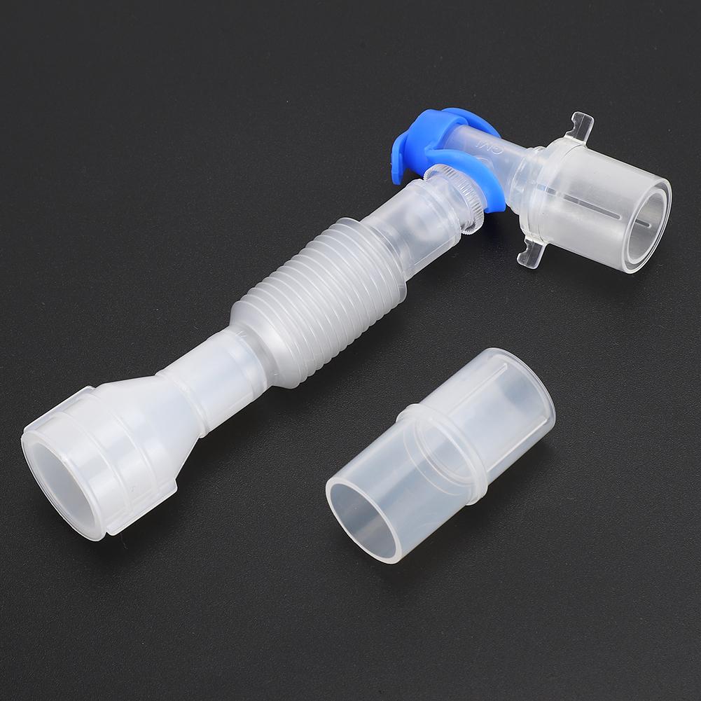 L Shaped Connector Disposable Retractable Ventilator Plateau Valve Circuit Extension Tube