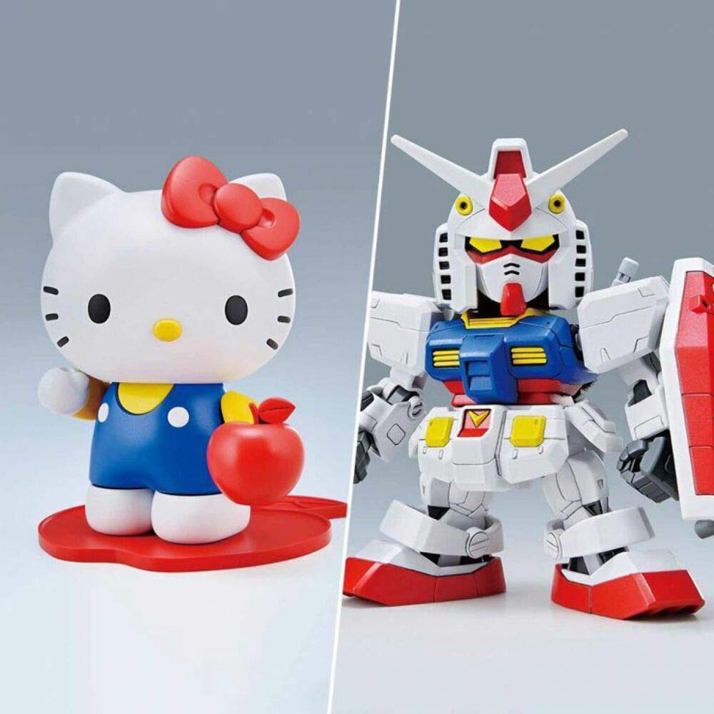 SD Gundam EX Standard Hello Gundam Plastic Model Kitty/RX-78-2 Pre-Colored