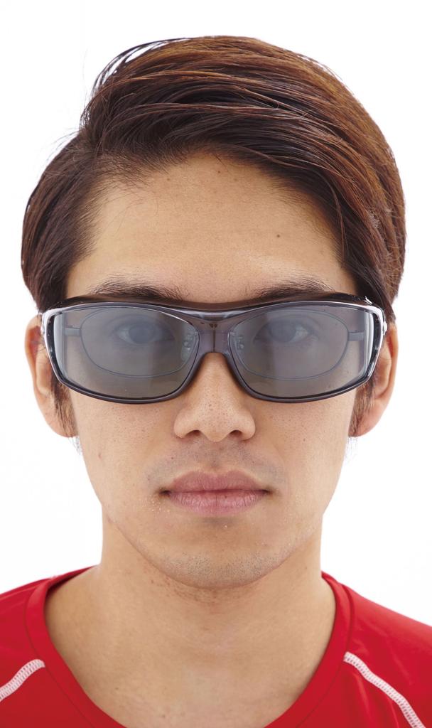 AXE Clear Smoke x SG605P Over-the-Eye Sunglasses, Smoke, [Sports Goods]