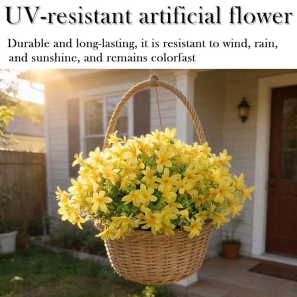 Silk Artificial Morning Glory Flower Fake Faux Flower Bouquet Home Decor