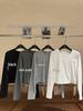 Women's Plus Size High Waist Embroidered Long Sleeve T-shirt - Spring Korean Style