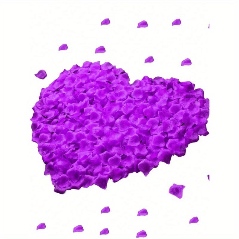 2000pcs- Rayon Rose Petal Decoration Rose Petal Black For Wedding Party Halloween Decoration, Gift Box Filler, Rose Ya Romantic, Rose Petal Proposal