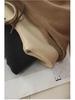 High-Waist Elastic Tweed Wool Pants - Autumn/Winter Women's Wide-Leg Straight Cut with Soft Drape