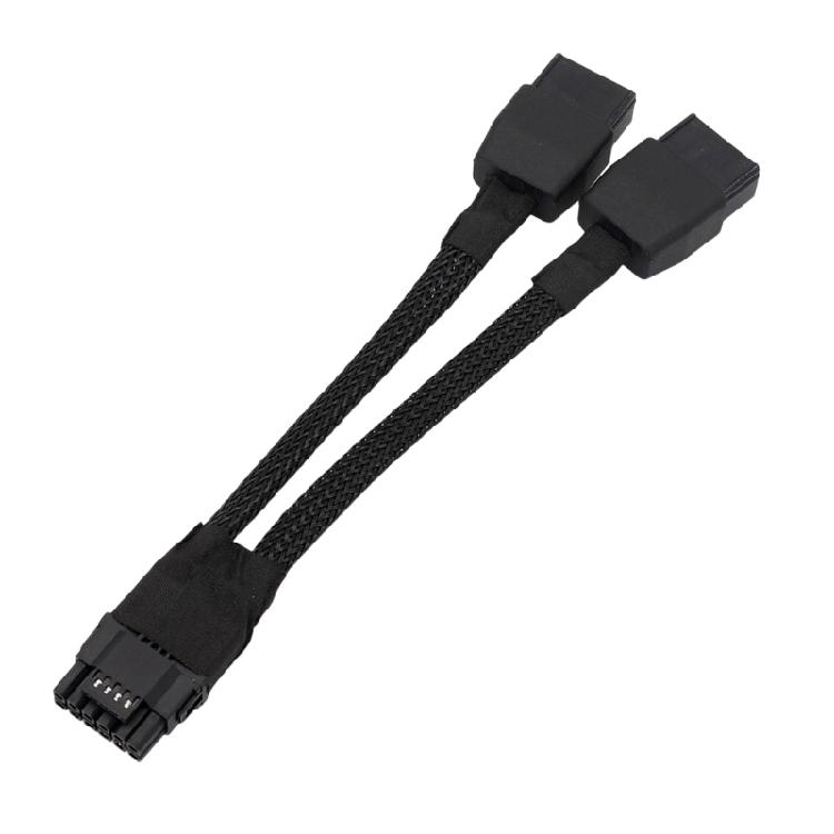 16AWG 2x 8Pin To 16Pin Graphics Card Power Cable Featuring Heat Resistant PVC Coating GPU Cord 12+4Pin
