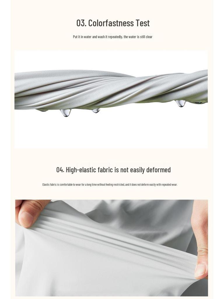 Unisex Summer Ice Silk Quick-Dry Joggers with UPF50 Sun Protection - Loose Fit Nine-Point Casual Pants