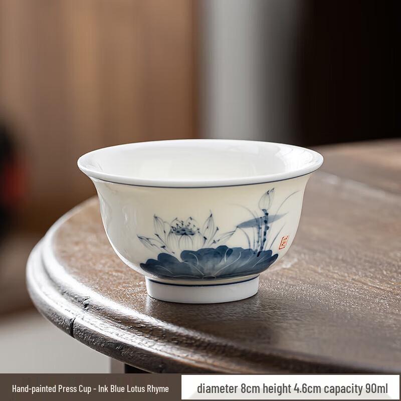 Simeitang Hand-painted Ceramic Master Teacup 90ml