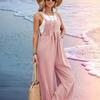 Kadın Bol Kesim Moda Tulum Geniş Bacak Bol Salopet Tulum Salopet Yaz Tulum Rahat Şık Tulum Yaz