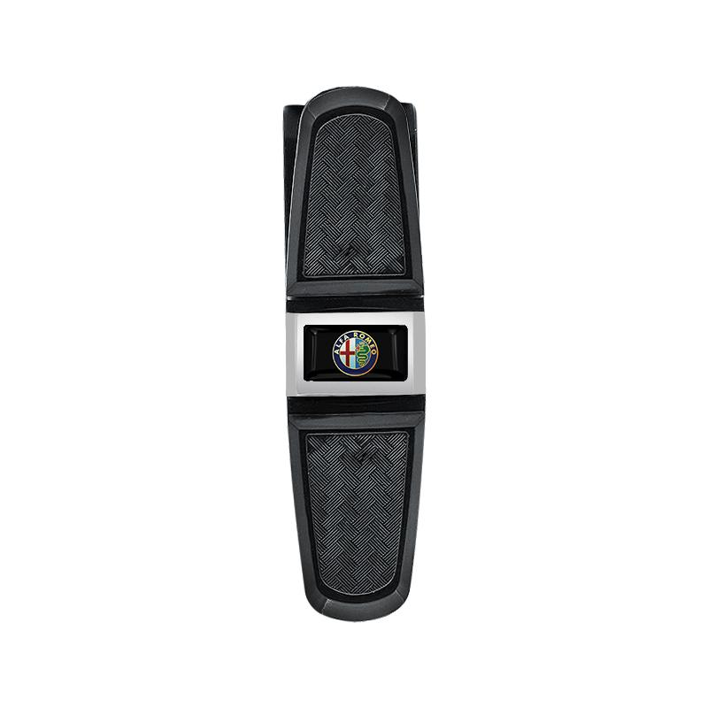 1pcs Car Sun Visor Glasses Box Universal Sunglasses Clip Card For Alfa Romeo 147 159 156 Giulietta Giulia Mito Spider Alpha Nheadrest
