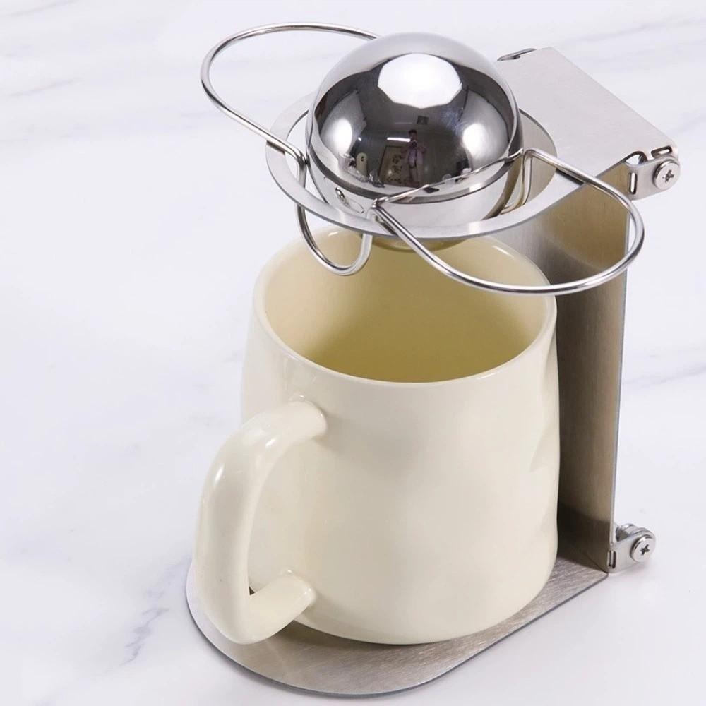 Keep Flavorful Espresso Chilling Ball with Holder Espresso Cooler Stainless Steel Frozen Ball  Bar