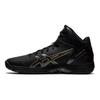 Asics Geltriforce 3 Мінімалістичні Зручні Шнурівка Середня Висота Баскетбольні Кросівки Чоловічі Чорний 1061A004-002