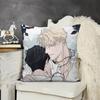 Manhwa R-roses And C-champagne Throw Pillow Covers Pattern Cushion Cover Suitable For Sofa Bedroom Car Pillow Cover