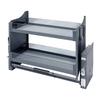 Adjustable Glass Pull Down Kitchen Basket Space Saving Organizer for Cabinets Modern Kitchen Glass Pull Down Shelving