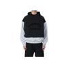 Fear of God Essentials Nylonowa Bluza z Kapturem Jasnoszary Melanż/Jet Black Męskie Bluzki Wielokolorowy 202SP244326F