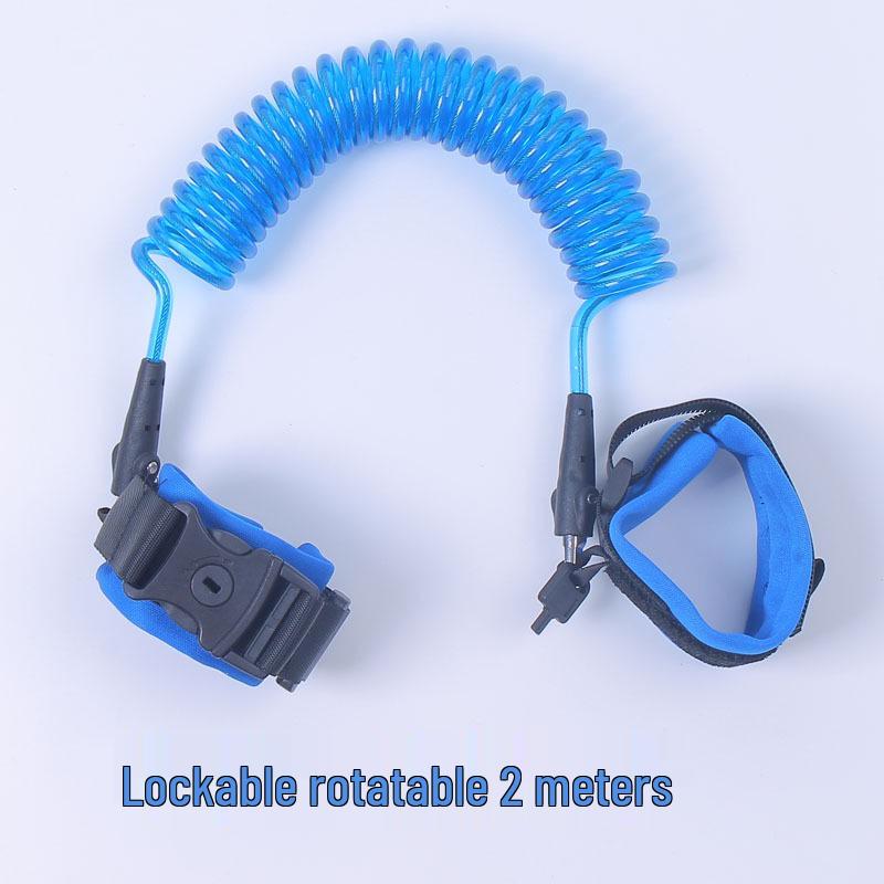 Kind Anti-Verlust Leine mit Schloss - Drehbarer Schlüssel, Kleinkind Armband, Sicherheits-Laufwerkzeug, Anti-Verlust Seil