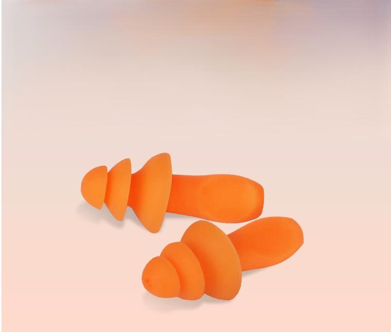 Professional  Noise Cancelling Reduction Waterproof Quiet Ear Plugs Hearing Protection Sleeping Silicone Earplugs