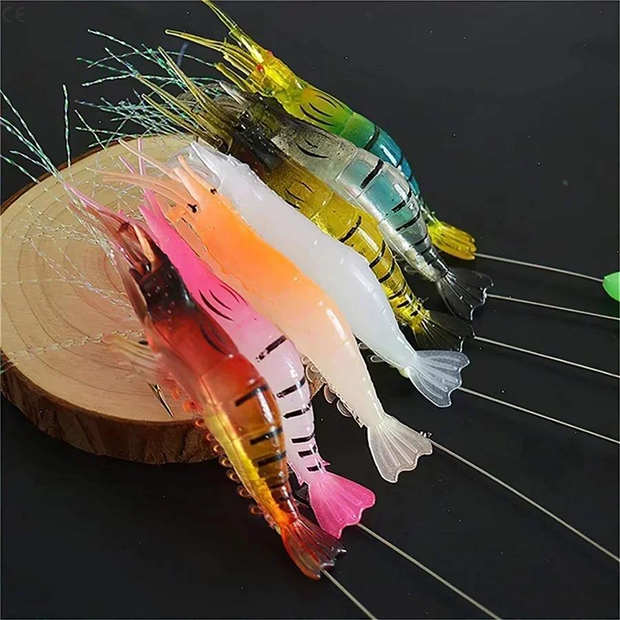 3 Stück/7 Stück Garnelenköder Angelköder Künstlicher Köder Isca Artificial Ascesorios Pesca
