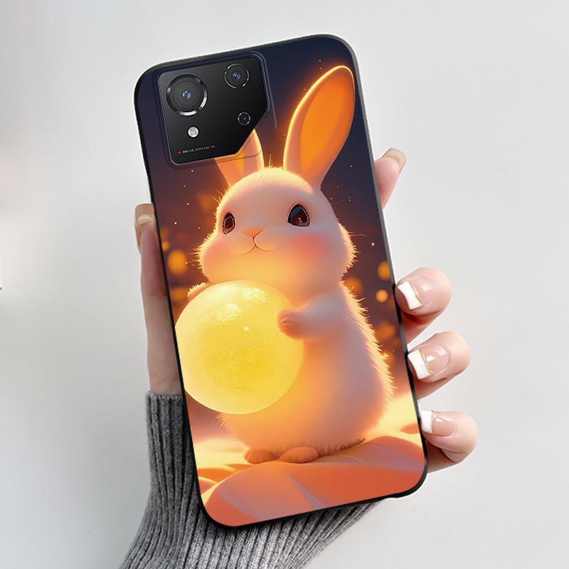 Casing For Asus ROG Phone 8 Phone8 ROG8 Pro Case Luxury Dragon Cute Cool Boys Girls Slim Black Matte Soft TPU Back Protect Cover