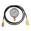 Easy Pressure Gauge Kit, Soft Hose with Pressure Gauge, Compact and Lightweight, 0-400 BAR/6000