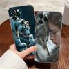 The Wolf Lion Cat Transparent Case For Apple iPhone 17 16 15 14 13 12 11 Pro Max Plus 16E 17Air 17Pro Phone Cover Silicone Funda