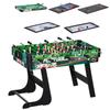 Multi-Game Table, 6-in-1, Foosball, Billiards, Ping-Pong, Hockey, 118 x 104 x 71 cm, Multicolor