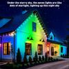 Permanent Outdoor Lights,200FT RGB Eave Light,IP67 Waterproof Lighting for House,Smart LED with App/Remote Control for Outdoor Decor,Garden