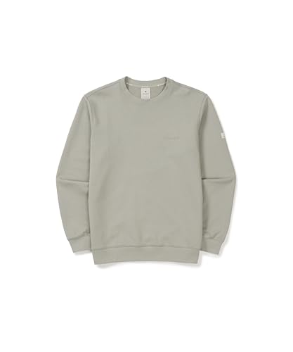 Snow Peak Jersey Basic Sweatshirt, Size L, GS-S25SMFHT50, Perfect for Camping, Outdoor Activities, and Festivals.