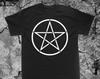 Pentacle T Shirt - Punk Occult Gothic Satan Baphomet Pentagram Satanic Goat Skull Voodoo Metal Witchcraft Demonic Grunge Goth Witch Sacred