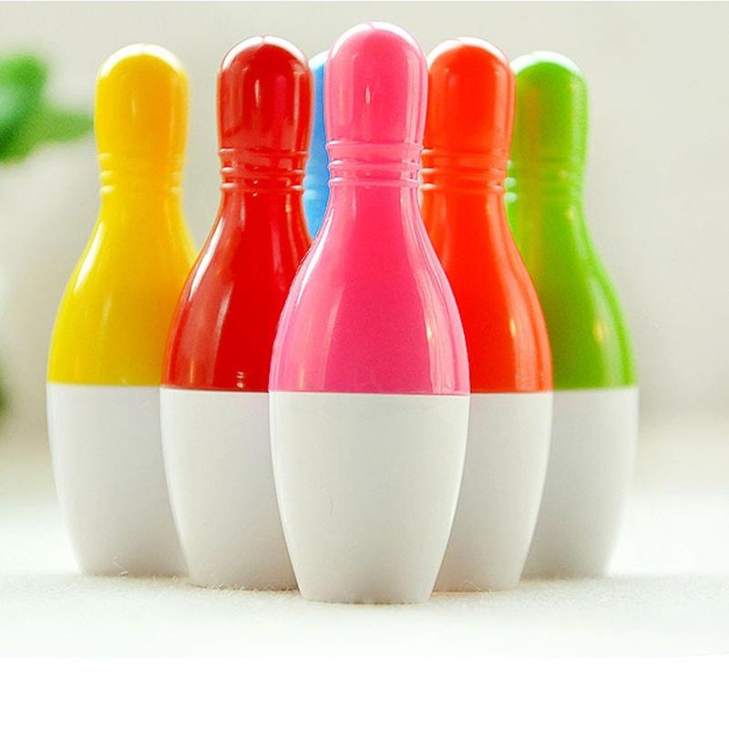 5pcs Ballpoint Pen Creative Stationery Simulation Fun Bowling Pen Student Gifts